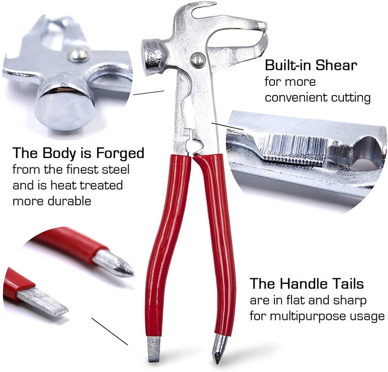 CKAuto Wheel Balancing Weight Plier Hammer Tool, Wheel Weights Clip On - Image 5